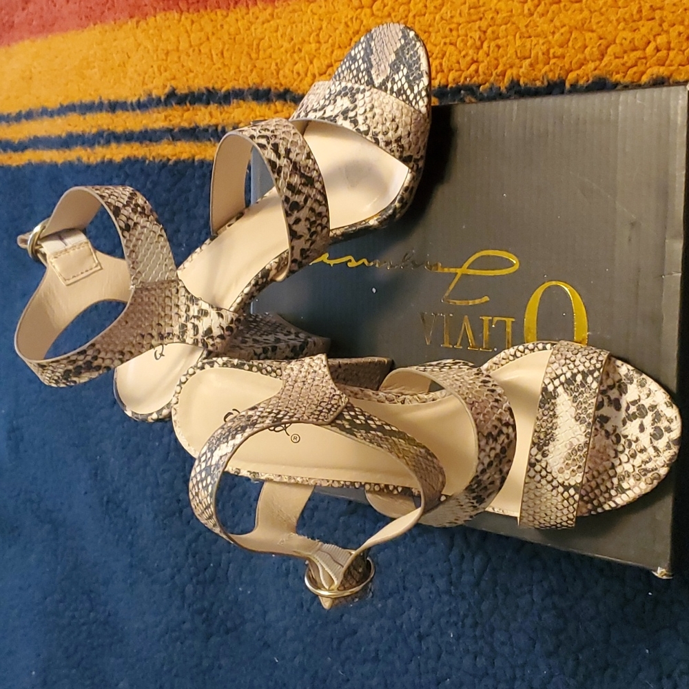 Snake Skin Heels